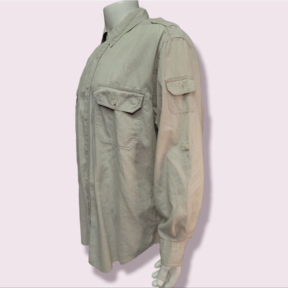 ROUTE 66 cargo style button up | size large - Picture 6 of 9